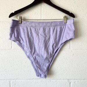 NWT Savage x Fenty Purple Lavender Cotton Full Coverage Panty